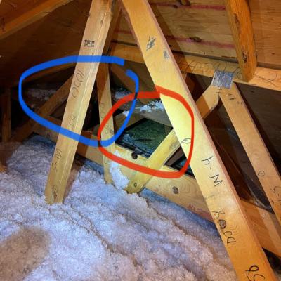 improper attic insulation